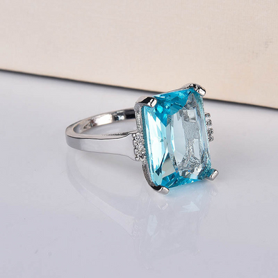 Anillos de Paraíba con Gemas Kuololit para Mujer - Image 4