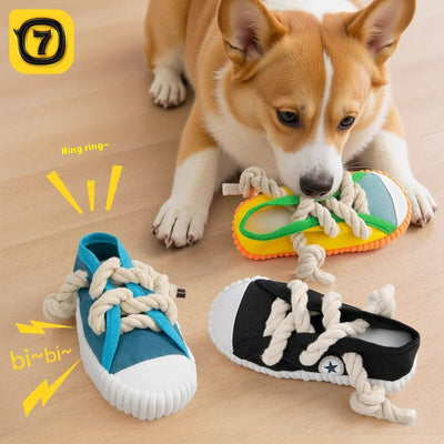 Juguete Masticable para Perros con Sonidos y Alivio de Estrés