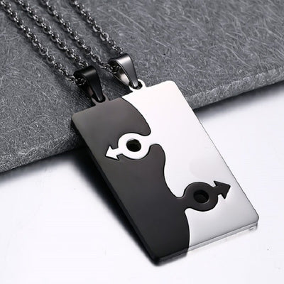Collar Colgante de Amistad Divisible