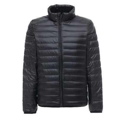 Chaqueta Acolchada de Plumón Ligera para Hombre Talla Grande