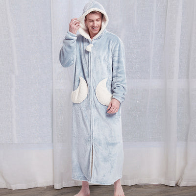 Bata de Baño Térmica con Capucha para Hombre y Mujer - Pijama Cálido - Image 11