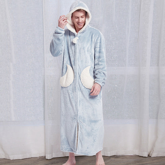Bata de Baño Térmica con Capucha para Hombre y Mujer - Pijama Cálido - Image 11