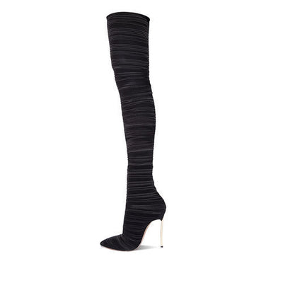 Botas Altas Hasta la Rodilla Estilo Europeo - Image 13