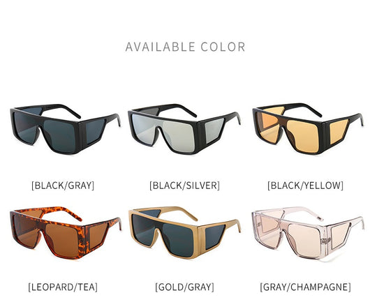 Large square-leg sunglasses with a tortoiseshell frame and brown lenses, angled on a white background. - Image 12