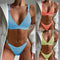 Bikini Dos Piezas Triángulo Clásico Diseño Liso