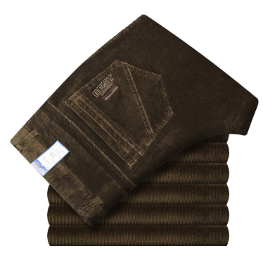 Pantalones de Pana Elástica Rectos para Hombre - Image 13