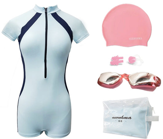 Traje de Baño Deportivo de Manga Larga para Mujer - Cobertura Total - Image 14