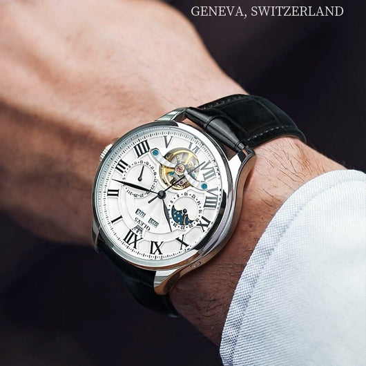 Reloj Automático Calendario Doble Elegancia Empresarial para Hombre - Image 6