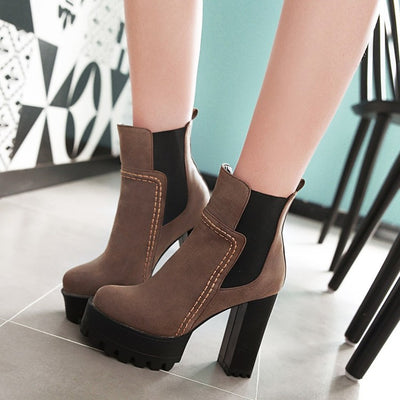 Botas Martin Plataforma Tacón Alto - Image 6