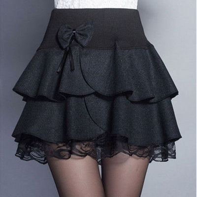 Falda de Lana Coreana para Otoño e Invierno - Image 6