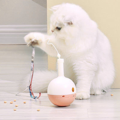 Juguete Interactivo para Gatos con Varilla Eléctrica y Pelota Dispensadora - Image 12