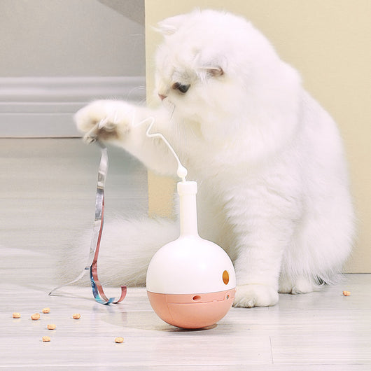 Juguete Interactivo para Gatos con Varilla Eléctrica y Pelota Dispensadora - Image 12