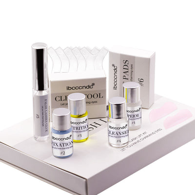 Kit Completo para Pestañas: Máscara Alargadora + Adhesivo de Larga Duración + Sérum de Crecimiento Coreano