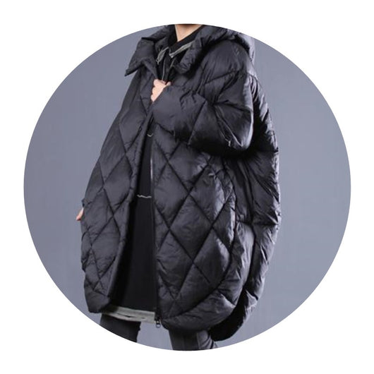 Chaqueta de Algodón con Capucha Largo Medio - Image 6