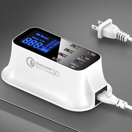 Estación de Carga Rápida 3.0 Multi-Puerto con Tecnología Smart