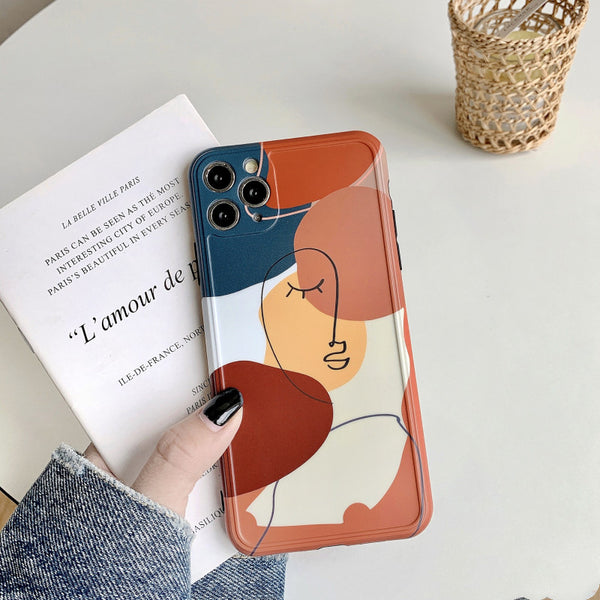 Funda para teléfono con diseño artístico