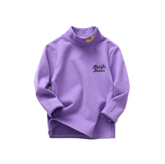 Camiseta Térmica Infantil de Cuello Alto - Algodón Puro para Niños y Niñas - Image 7