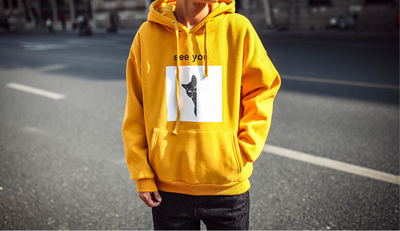 Sudadera con Capucha Gruesa para Hombre Invierno - Diseño Gato Estilo Coreano - Image 4
