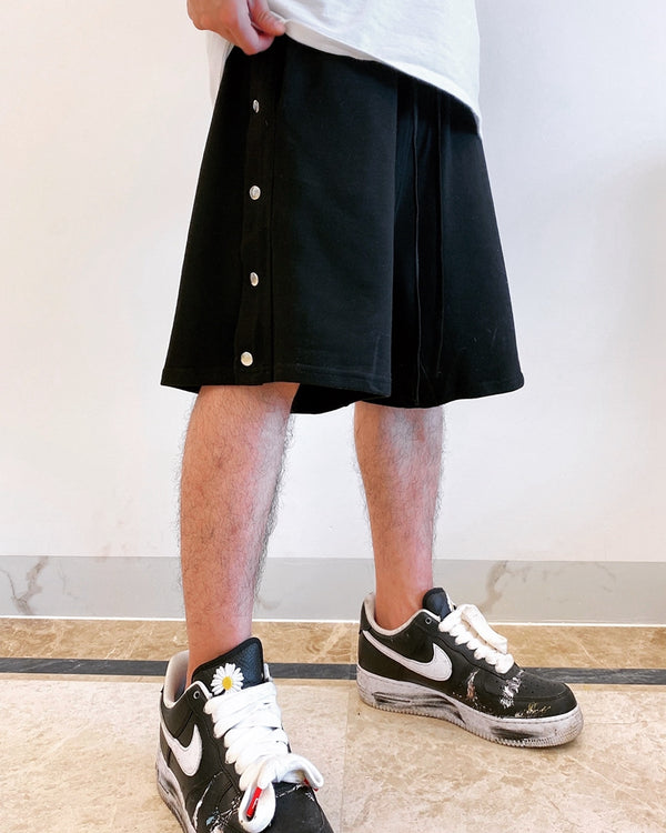 Shorts Deportivos con Cierres Laterales