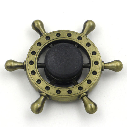 Spinner Giratorio Rey Pollo Bronce - Juguete Interactivo de Dedos - Image 10
