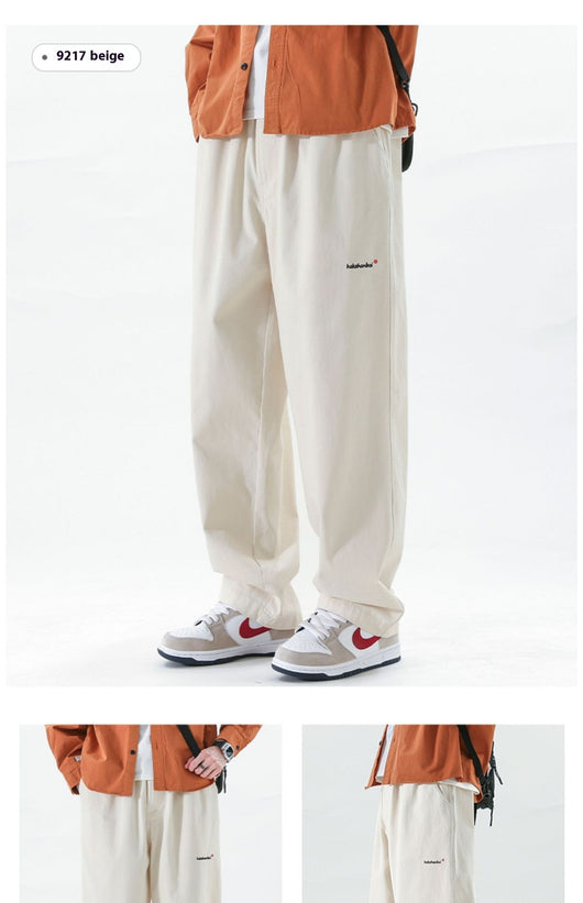 Pantalones Cargo Sueltos para Hombre Rectos Casuales - Image 15
