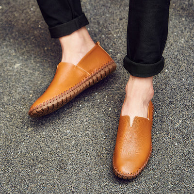 Zapatos de Cuero para Conducir - Mocasines Cómodos Hombre Talla Grande - Image 9