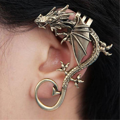 Aro Largo Dragón Místico - Accesorio Elegante
