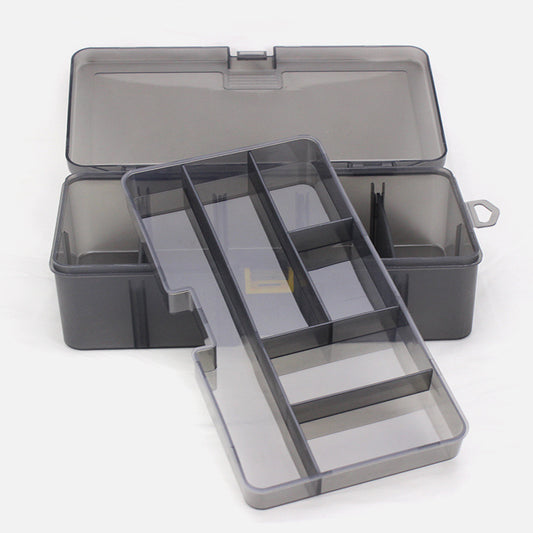 Caja Organizadora Transparente Doble Capa para Accesorios de Bicicleta - Image 2