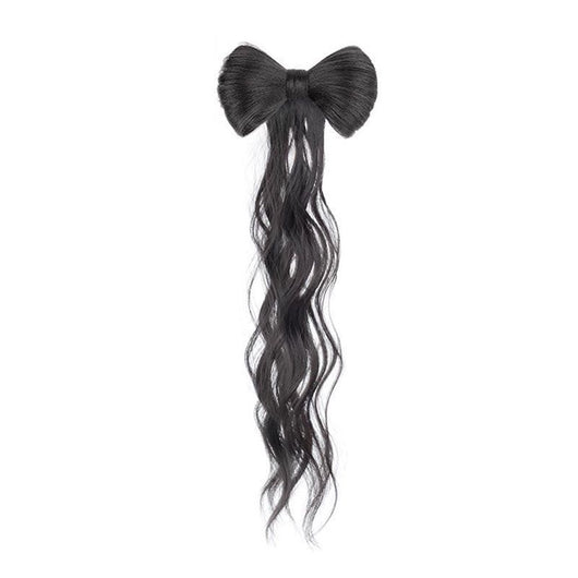 Peluca Larga con Trenza y Moño - Peinado Versátil de Cabello Sintético - Image 4