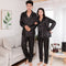 Pijamas Largos para Parejas - Conjunto Cómodo para Casa