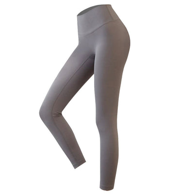Pantalones deportivos de cintura alta sin costuras laterales - Image 13
