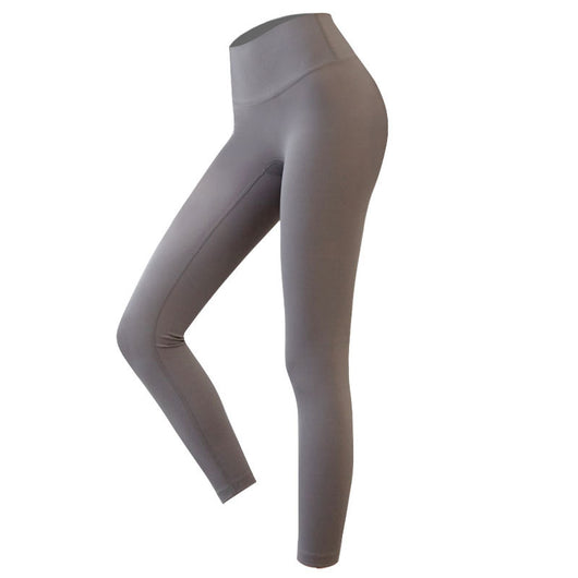 Pantalones deportivos de cintura alta sin costuras laterales - Image 13