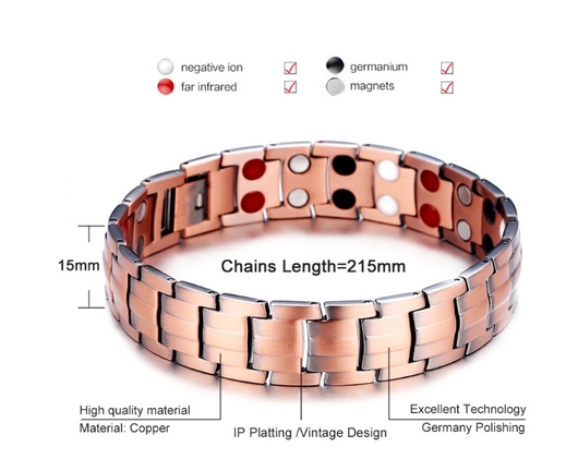 Pulsera Magnética de Cobre para Hombre y Mujer - Image 6