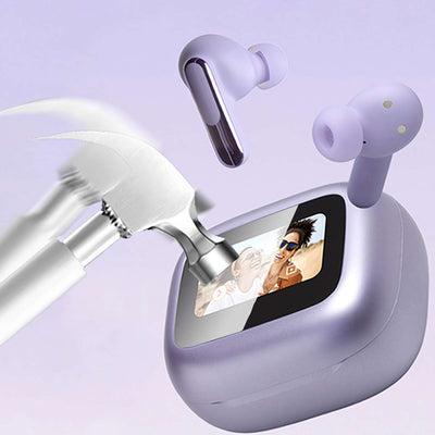 Protector de Pantalla LCD con Auriculares Bluetooth Inteligentes - Image 3