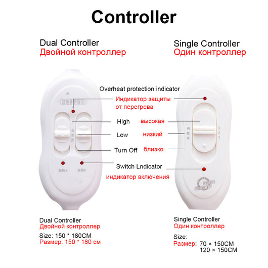 Manta Eléctrica de Doble Control de Temperatura - Image 3