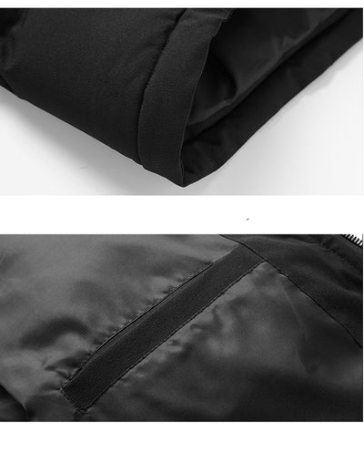 Chaqueta Acolchada Casual con Capucha para Hombre - Image 16
