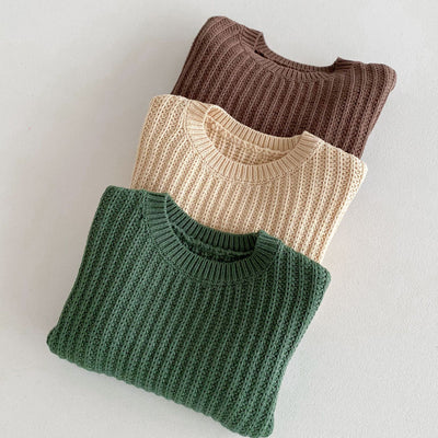 Suéter Tejido Grueso para Niños - Pullover Cómodo y Duradero - Image 10