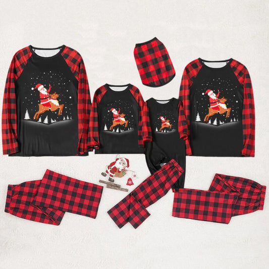 Conjuntos Familiares con Estampado de Letras para Hombre y Mujer