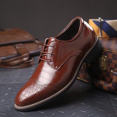 Zapatos de Cuero Formal para Hombre Talla Grande - Image 6