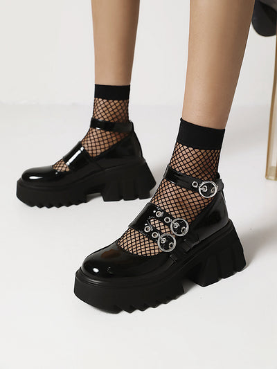 Zapatos Casuales para Mujer con Hebilla y Suela Gruesa - Image 10