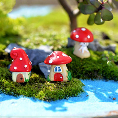 Miniatura de Paisaje con Setas - Ornamento Bonsái en Maceta - Image 11