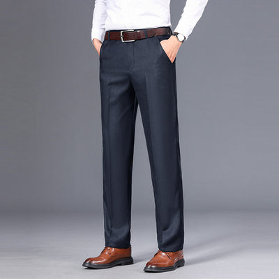 Pantalones de Vestir Rectos para Hombre - Elegancia Casual Otoño Invierno - Image 8