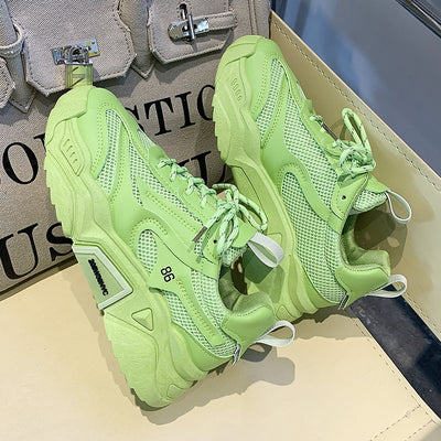 Tenis de Moda con Plataforma Gruesa y Colores Pastel para Mujer - Image 3