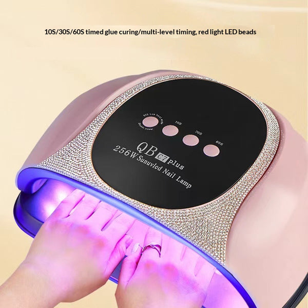 Lámpara LED UV de 256W con Secado Ultra Rápido e Incrustaciones de Diamante