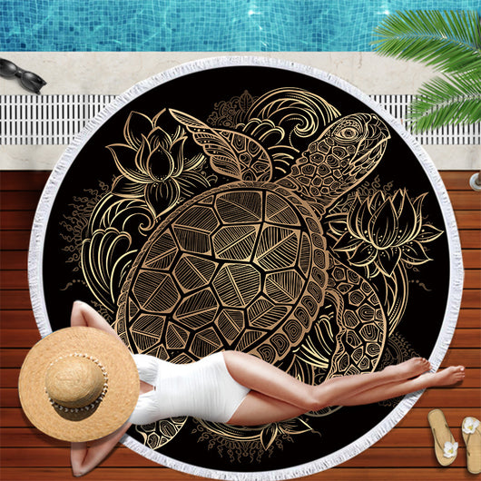 Toalla de Playa Redonda Premium - Image 3