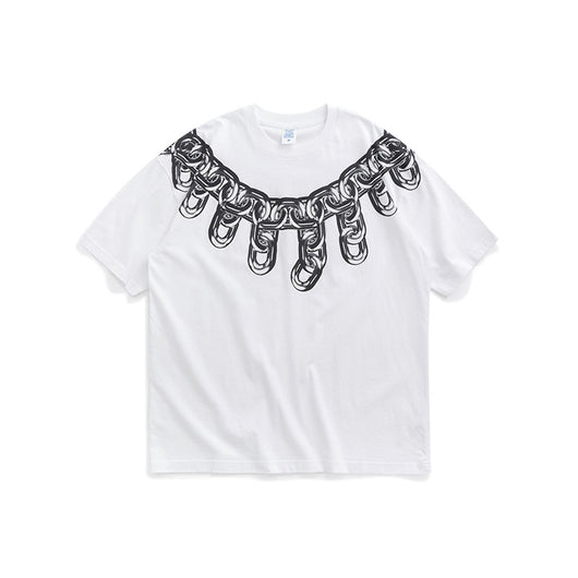 Playera Hombre Manga Corta Cadena Metálica Negra Personalizada - Image 16