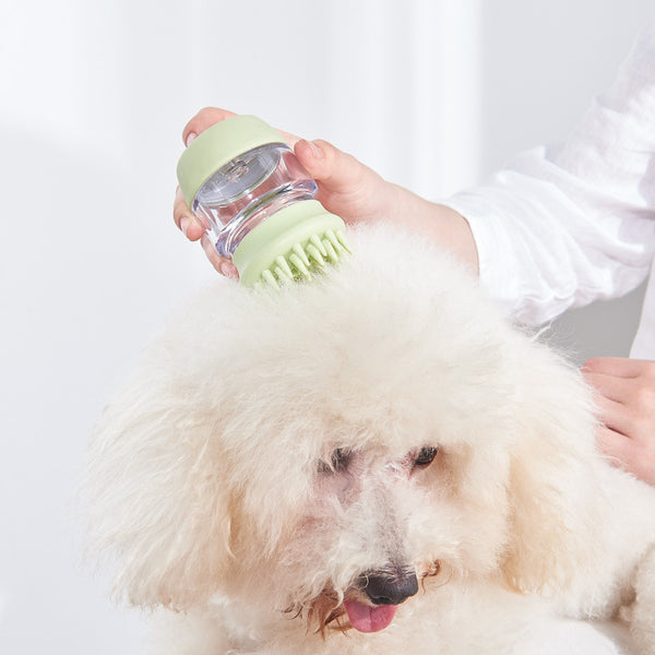 Cepillo de Baño para Mascotas con Silicona - Limpieza y Bienestar