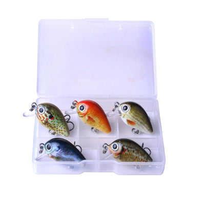Set de Señuelos Crankbait Mini 2.7cm - Caja Completa para Pesca - Image 5