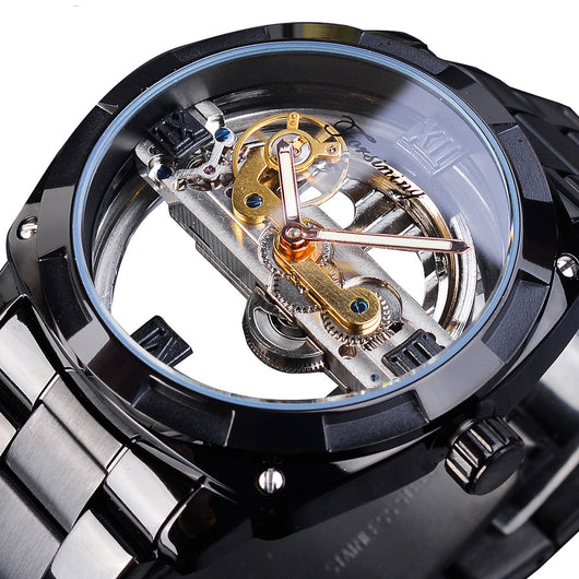 Reloj Mecánico Automático con Diseño Esqueleto - Image 7