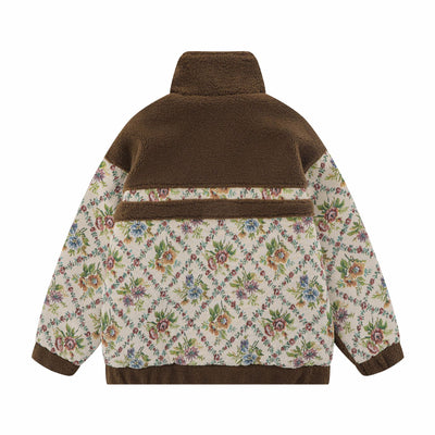 Abrigo Étnico de Lana de Cordero con Tejido Jacquard y Forro Térmico - Image 10